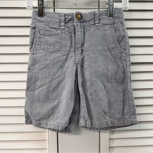 Gap size 5 striped linen shorts